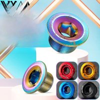 VXM MTB Bike M18 M19 M20 Cranks Screw CNC 7075 Aluminum Alloy Crankset Cover Cycling Parts For Shimano Bolt Cap Cycling part