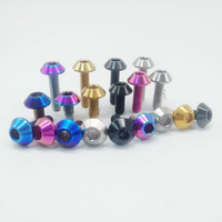 AliExpress Liumeili 1pc M6X12mm M6X15mm M6X20mm M6X25mm Titanium Bike Motorcycle Allen Button Head Bolt Ti Screw Grade 5