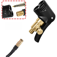 AliExpress NONE Bicycle Pump Nozzle Hose Adapter Dual Head Pumping Parts Service Accessories F/V A/V Schrader/Presta Valve Convertor Bycicle