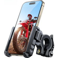 AliExpress Joyroom Bike Phone Mount Holder Motorcycle Phone Mount for Electric Scooter Mountain Dirt Bike 360° Rotate For 4.7-7.0” Phones