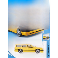 Original Hot Wheels 1/64 Car Yellow Volvo 850 Estate Diecast Models Gift Metal Toys for Boys Business Sedan Automobile 2021 Case