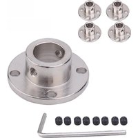 4pcs Flange Coupling Motor Guide Shaft Coupler Motor Connector Power Tools Accessories Plug 6mm 8mm With Screws Flange Coupling
