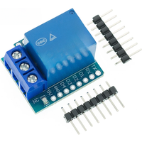 1Set One Channel Wemos D1 Mini Relay Shield Wemos D1 Mini Relay Module ESP8266 Development Board 1 channel