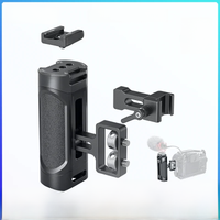 SmallRig Mini Side Handle Kit, Handgrip w 1/4”-20 Screws Mount/NATO/Cold Shoe , for Sony for Canon Camera Cage Handle Grip -4816