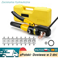 Zacisk hydrauliczny Zacisk do przewodów Szybka dostawa W 3 DNI do Polski I 4 DNI do Niemiec Narzędzie do zaciskania Do użytku domowego YQK70: 4-70 mm² Powierzchnia przekroju: 4-70 mm² Zacisk
