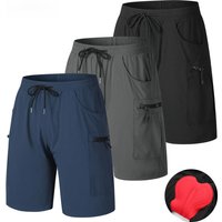 AliExpress WOSAWE Cycling Shorts Men Padded Undershorts MTB Mountain Bike Wear Pockets Quick Dry Breathable Men's 2 In 1 Cycling Shorts