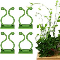 30/50PCS Plant Climbing Wall Self-Adhesive Hook Fixture Clips Invisible Rattan Clamp Fixture Wall Sticky Hook Plant Support