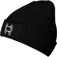 Uzi Doorman Bone Batttery Knit Hat Beanie Autumn Winter Hats Warm Unisex Color Murderdronesed Cap Men Women