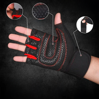 AliExpress RNO Rich Name Ocean Gym Gloves for Men Women Fitness Weight Lifting Wristband Gloves Body Building Training Sports Exercise Cycling Glove Shockproo