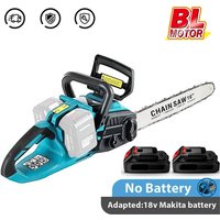 Bürstenlose 16-Zoll 3500W Elektrische Kettensäge Kabellose Astschere Holzbearbeitungs-Elektrowerkzeug Handgehaltener Gartenschneider für Makita-Akku