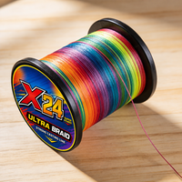 16 Strands Braided Fishing Line X16 Super Strong PE Multifilament Fishing Wire for Saltwater Freshwater Pesca