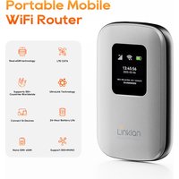 Linklan 4g LTE Portable eSIM Wifi Hotspot Pocket Mobile Router Wireless Internet For Traveling with 5000mAh No SIM Card Needed