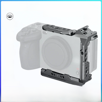 SmallRig FX3/FX30 HawkLock Quick Release Half Cage for Sony FX3 / FX30, W Removable NATO Rail for Original XLR Top Handle -4772