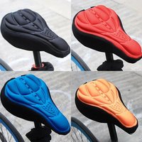 AliExpress New 3D Saddle Seat NEW Soft Bike Seat Cover Comfortable Foam Seat Cushion Cycling Saddle for Bike Accessories