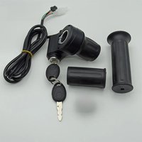 AliExpress NONE Ebike Throttle Accelerator Half Handlebar 5V Hall Sensor Twist Universal Speed Controller with Lock for Electric Bicycle Scooter
