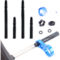 AliExpress NONE 45mm 80mm Removable Integrated With Wrench Bicycle Parts Presta Valve Extender Inner Tubes Valve Extension Bike Accessories