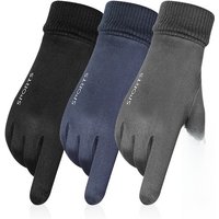 AliExpress NONE Deerskin Warm Gloves for Men Women Winter Touch Screen Snow Soft Fleece Sports Elastic Motorcyclist Gloves Cycling Skiing Suede