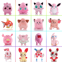 20cm Pokemon Wigglytuff Jigglypuff Clefairy Doll Cute Mr.Mime Blissey Plush Toy Anime Mew Slowpoke Lickitung Plushie Kids Gifts