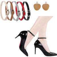 Women Shoelaces for High Heels Without Binding Ties Anti-skid Lazy Shoestrings Holding Bundle Shoes Laces Decoration Accessories