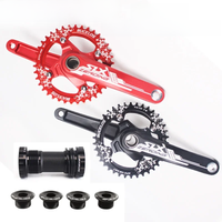 AliExpress ZEROING SLX Bicycle Crankset 170mm Integrate Crank 104 BCD Bicycle Chainring 32/34/36/38/40/42T MTB Crank Set for Shimano