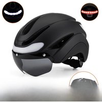 AliExpress Horntour New Bicycle Helmet Ride Lights Racing Road Bike Helmet Men and Women Outdoor Sports Pro Cycling Bicicleta Safety Cap 