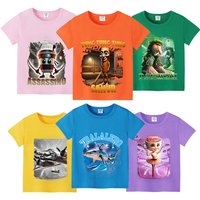 Italian Brainrot Funny Child T-shirts Kid Tralalero Tralal Tung Sahur Bombardiro Crocodilo Cappuccino Assassino Girl Clothes Top