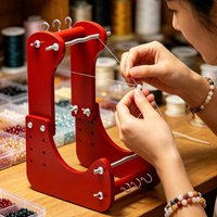 Small Wooden Adjustable Support Wheels Set Attachment Stand Auxiliary Wheels Universal Lawn Mower Stand For Jewelry Making Tool