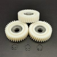 AliExpress NONE 47.3x13mm Oblique Planetary Gear 35 Teeth Helical Gears With 6900Z Bearings Wheel Hubs Electric Bike Nylon Gear For E-bike Parts