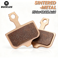 Plaquettes de frein BUCKLOS pour SRAM Avid, plaquettes de frein à disque hydraulique en métal fritté, plaquettes de frein à disque résistantes à l'usure pour VTT, route et gravier
