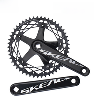 AliExpress GOLDIX SKEACE 144BCD Bicycle Crankset Mountain Bike Square Hole Crank Aluminum Alloy Single Speed Crank Chainwheel 165mm 49T Crank Set