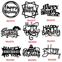 2022 New Arrival Metal Various Happy Birthday Phrase Word Letter Cutting Dies for Scrapbooking Sentences Card Making Stencils