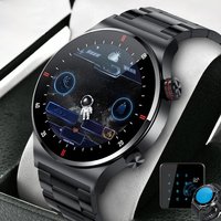 NFC Bluetooth Call Smart Watch Men Full Screen GPS Sports Bracelet Waterproof ECG Health Monitor SmartWatch for IOS Android 2024
