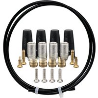 AliExpress riderace 2.5m Bike Hydraulic Disc Brake Oil Tube Bicycle Disc Brake Hose Connector Insert Kit Olive Set BH59 BH90 MTB Brake Hose Kit