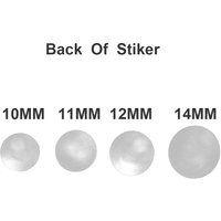 5PCS/lot 3D 10mm 11mm 12 mm 14mm Crystal Car logo Key Emblem button 3M Sticker for BMW Skoda VW Folding Keys