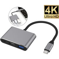 USB-C To HDMI 3 in 1 Cable Converter for Samsung Huawei iPad Mac NS USB 3.1 Type C To HDMI 4K USB 3.0 USB 3.2 Adapter Cable