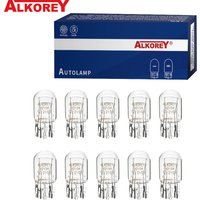 Alkorey 10 Pcs T20 7440 7443 W21W W21/5W 12V 21W 21/5W Warm White Daytime Car Halogen Running Lights Turn Stop Brake Tail Bulb