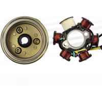 AliExpress LINGQI Motorcycle Spare Engine Parts Magneto Stator Coil With Flywheel Rotor For GY6 50cc Generator Dirt Bike Accessories