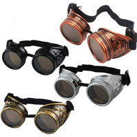 2021 New Fashion Arrival Sunglasses Vintage Style Steampunk Goggles Welding Punk Glasses Cosplay Brand Designer Five Colors Lens