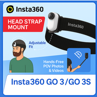 Insta360 GO 3 / GO 3S Head Strap Mount | Adjustable 360° POV Headband for Hands-Free Action Filming | Anti-Slip Design