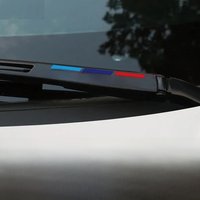 4Pcs M Power Performance Car Wiper Sticker for BMW E30 E60 E46 E90 E71 E87 E70 F30 F10 F20 X1 X3 X4 X5 X6 X7 Interior Stickers