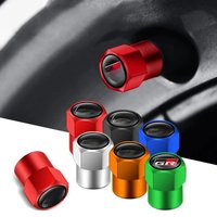 AliExpress NONE 4Pcs GR Aluminum Alloy Car Wheel Tire Valve Caps Tyre Rim Stem Covers Airdust Waterproof For Automobiles Motorcycles Trucks Bike