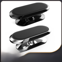 Magnetic Car Phone Holder 360 Rotatable Mini Strip Shape Stand For Huawei Metal Strong Magnet GPS Car Mount for iPhone 14
