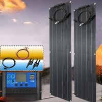 600W 300W Solar Plate Kit Flexible Solar Cells 18V Solar Panel System Battery Charger for Camping Yacht Motorhome Car RV Boat