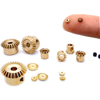 1:1 Precision MINI Bevel Gear 0.3/0.4/0.5/0.8/1M 90-Degree Transmission Brass Model Static Change Accessories
