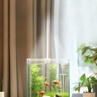 USB Aquarium Light 5W 7W LED Waterproof Fish Tank Lighting Underwater Fish Lamp Aquariums Decor Plant Lamp Mini Fish Tank Light