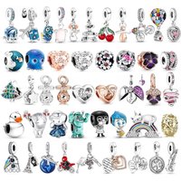 AliExpress dinglly Dinglly 2pcs/lot Cartoon Animal Beads Pacifier Squid & Robot Charm Fit DIY Bike Airplane Beaded Bracelet Handmade Accessory Gift