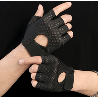 AliExpress RNO Rich Name Ocean Summer Half Finger Gloves Ice Silk Breathable Gym Fitness Women Men Anti-Slip Pad Cycling Fingerless Gloves Bicycle