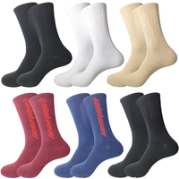 Fashion Men Cotton Socks Women Streetwear Kanye West Ins Crew Socks Hip Hop Letter Calabasas Socks Long Skateboard Sock