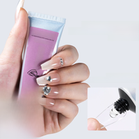 30g Strong Soft Nail Tips Gel Glue Easy Stick Press On Nails Rhinestones Adhesive Glue Manicure Long Lasting SoakOff UV Gel Glue