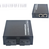 Media Converter Fiber Optic Switch 2 RJ45 UTP 2 SC Serat Optic Gigabit 10 / 100 / 1000M